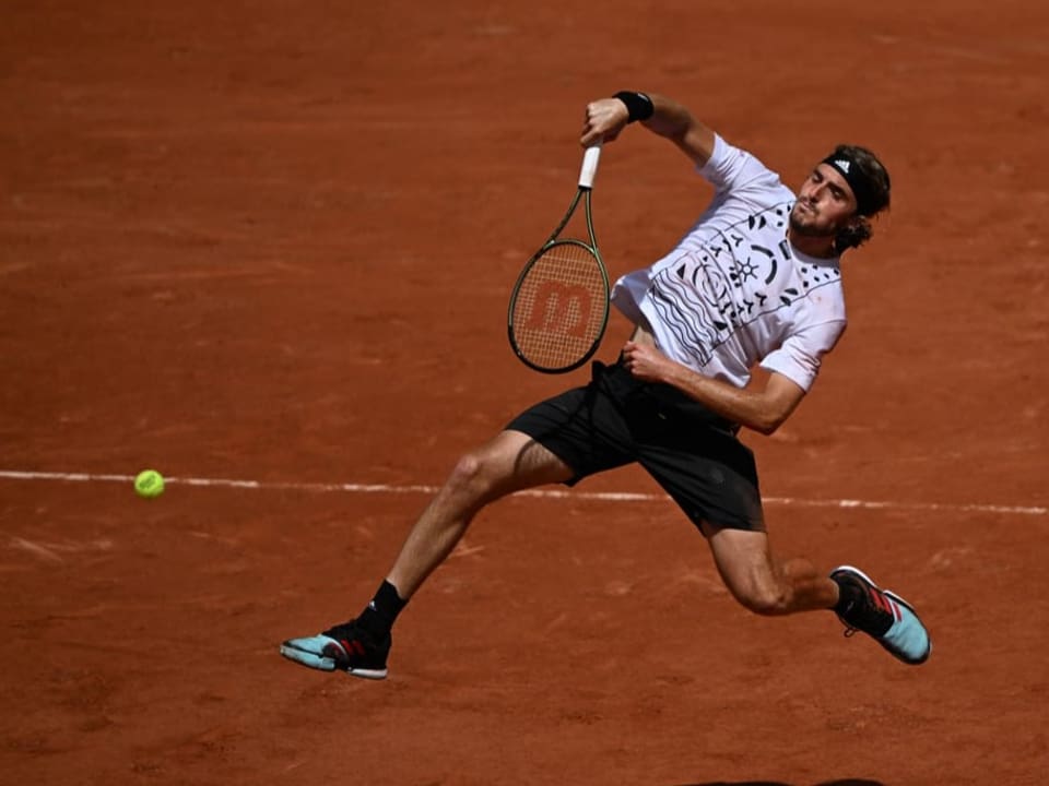 Strauchelte beinahe bei erster Gelegenheit Stefanos Tsitsipas.