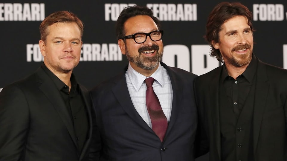 Matt Damon, James Mangold und Christian Bale
