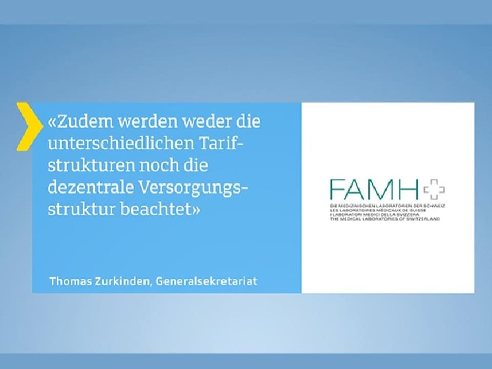 Stellungnahme Thomas Zurkinden, Generalsekretariat FAMH