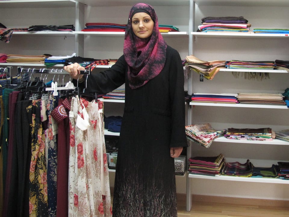 Ilahije Asani in ihrem Laden in Bern-Ausserholligen