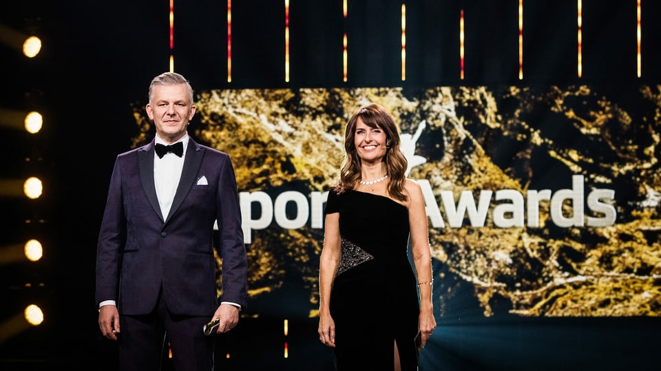 Sandra Studer und Rainer Maria Salzgeber moderieren die «Sports Awards».