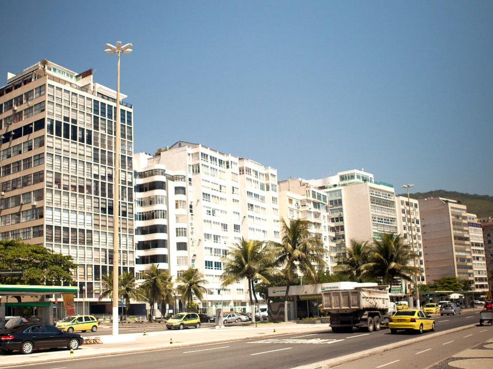 Die Wolkenkratzer von Rio de Janeiro.