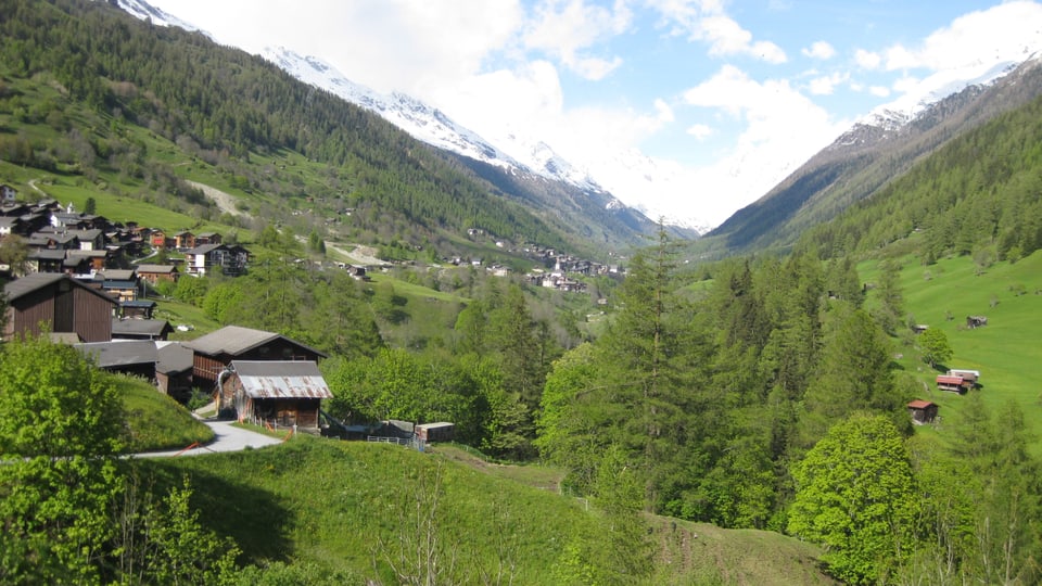 Blick ins Lötschental.