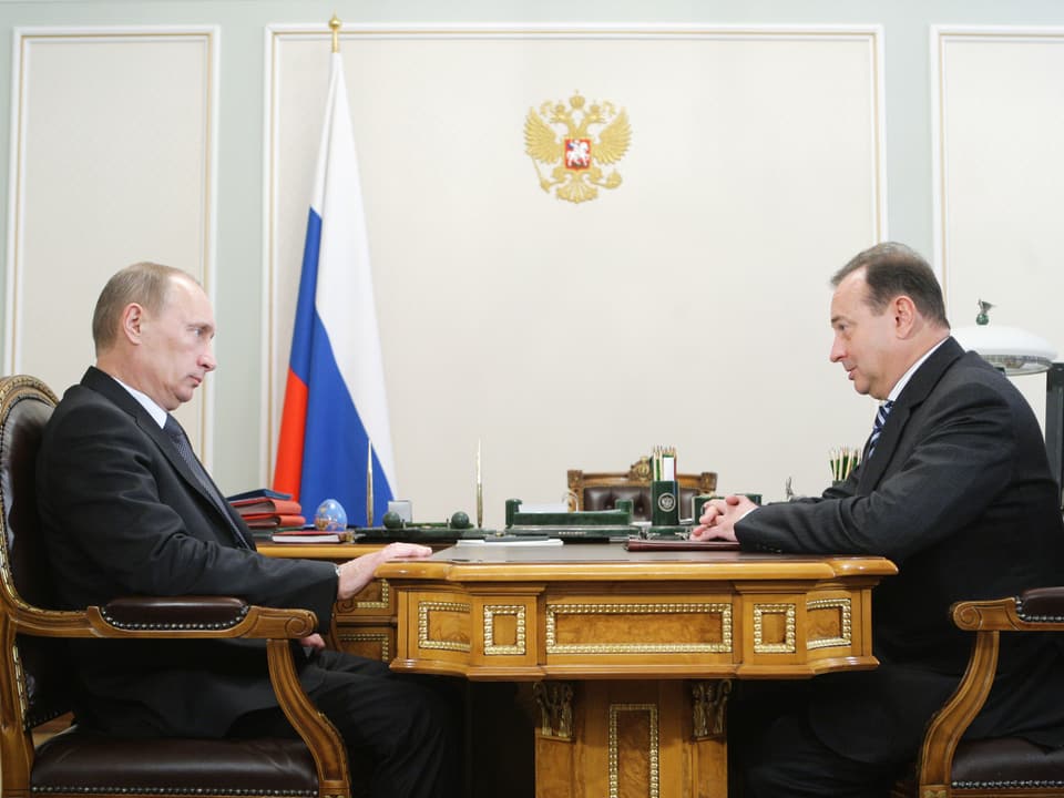 Wladimir Strschalkowski und Vladimir Putin.