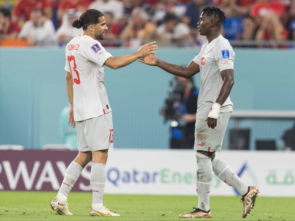 Verdienter Handschlag Ricardo Rodriguez (links) und Breel Embolo.