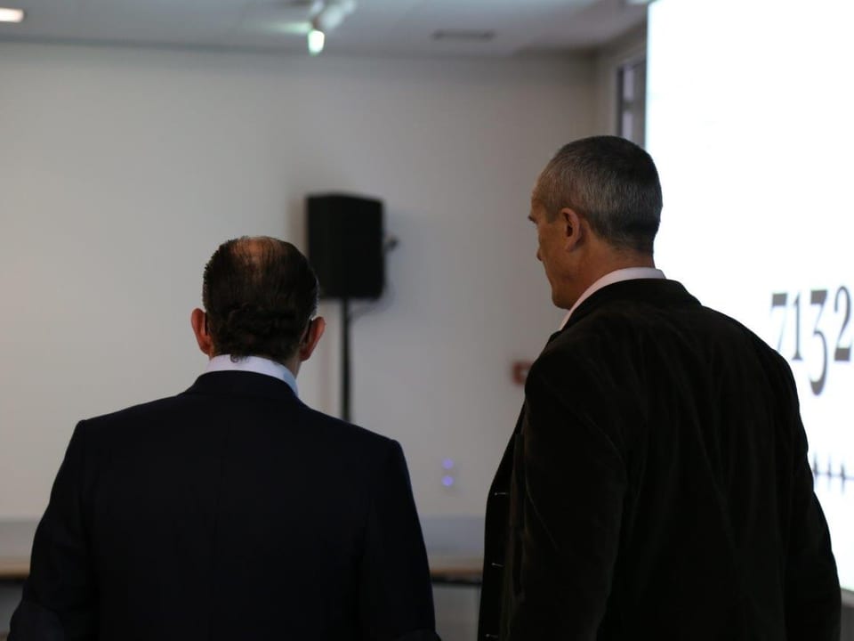 Remo Stoffel und Pius Truffer