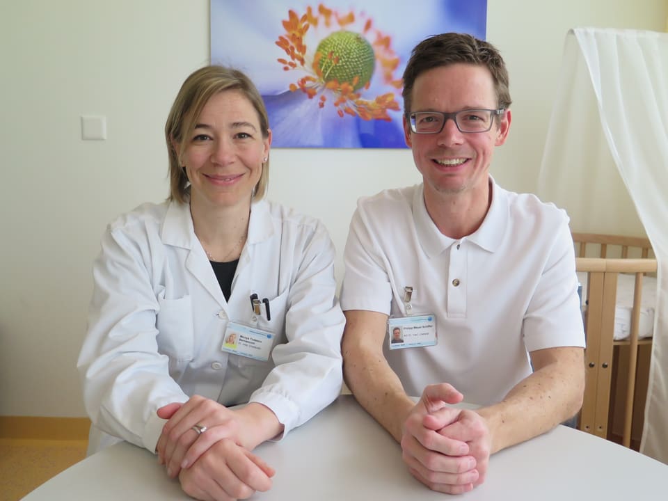 Monya Todesco, Chefärztin Geburtshilfe und Perinatalmedizin, Philipp Meyer, Chefarzt Neonatologie
