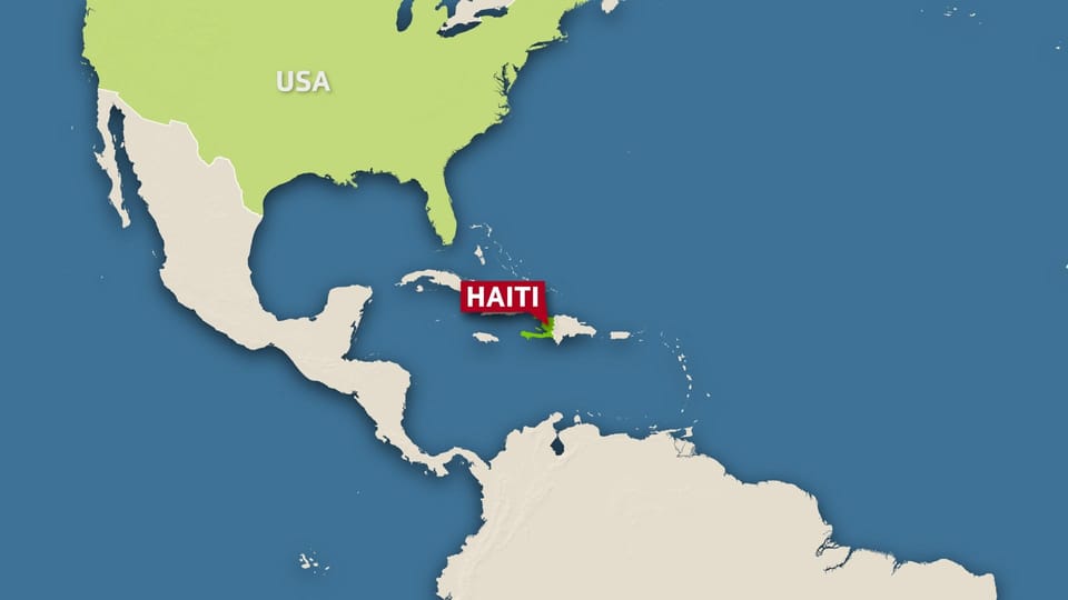 Haiti liegt im karibischen Meer