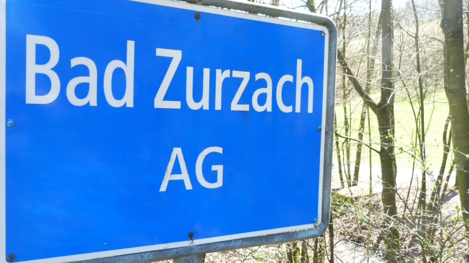 Ortsschild der Gmeinde Bad Zurzach