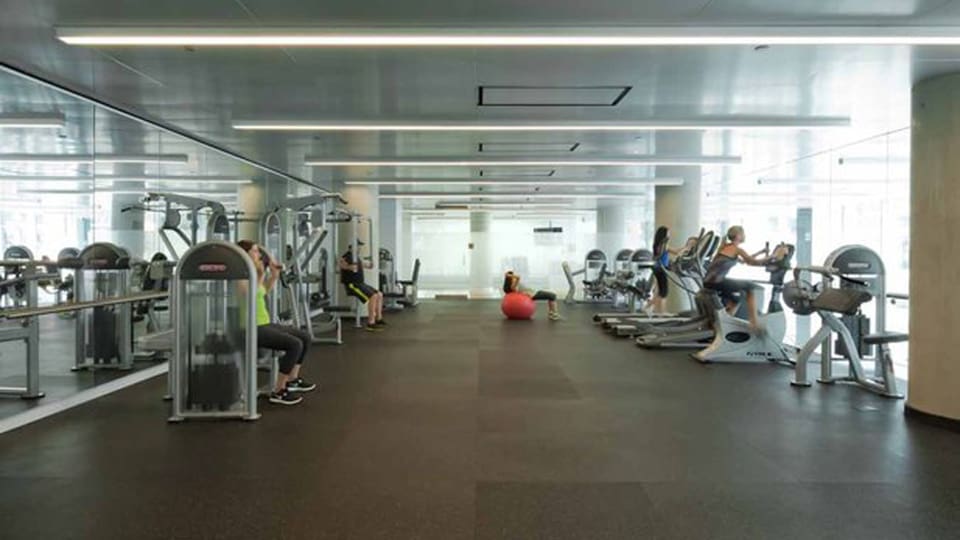 Ein Fitnesscenter