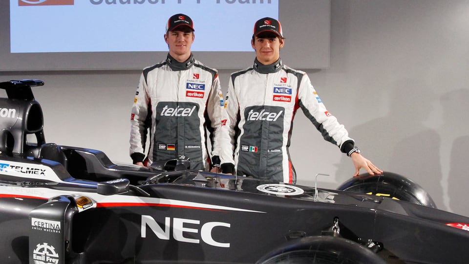 Nico Hülkenberg (links) und Esteban Gutierrez wollen für das Team Sauber möglichst viele Punkte einfahren. 
