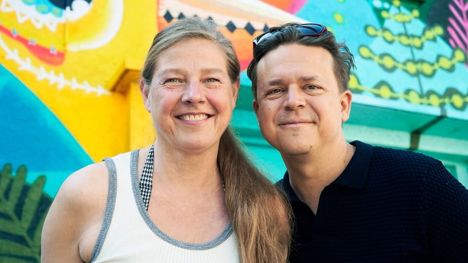 Initiatoren des Street-Art-Festivals Monika und Marco Niedermann