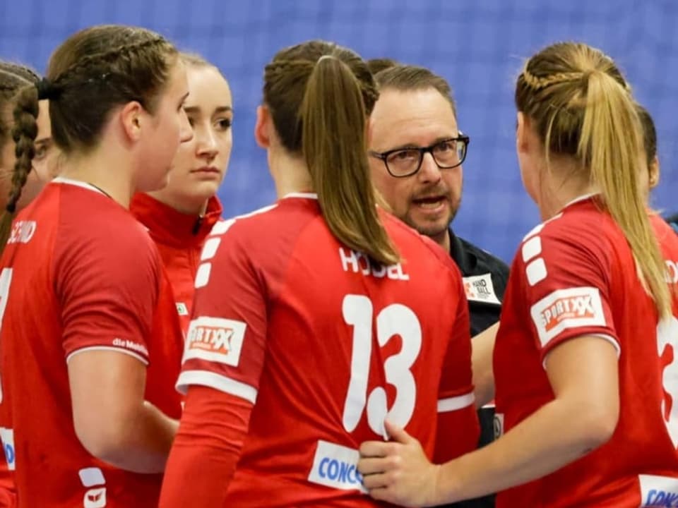 Das Schweizer Handball-Nationalteam.