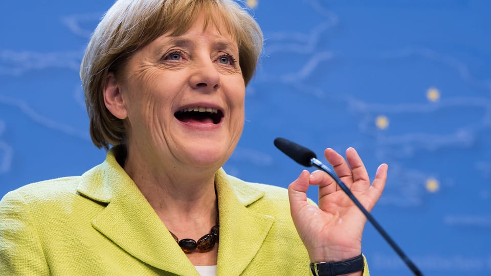 Glückwünsche an Angela Merkel