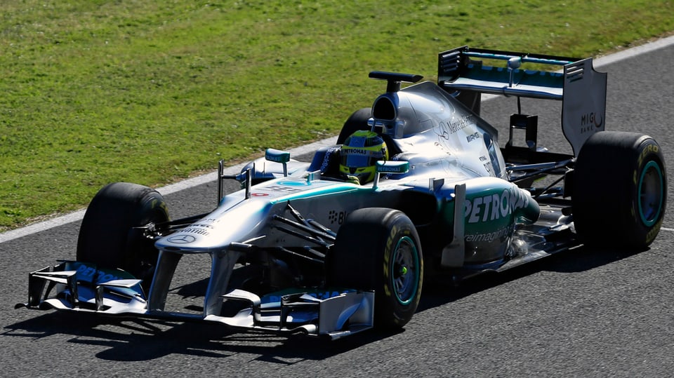 Rosberg auf dem Rundkurs von Jerez de la Frontera.