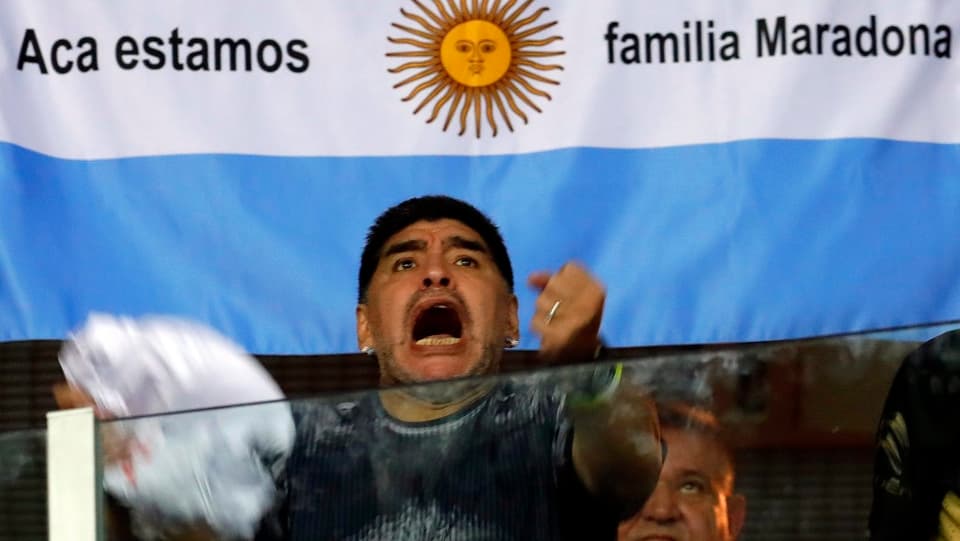 Edel-Fan Diego Armando Maradona.