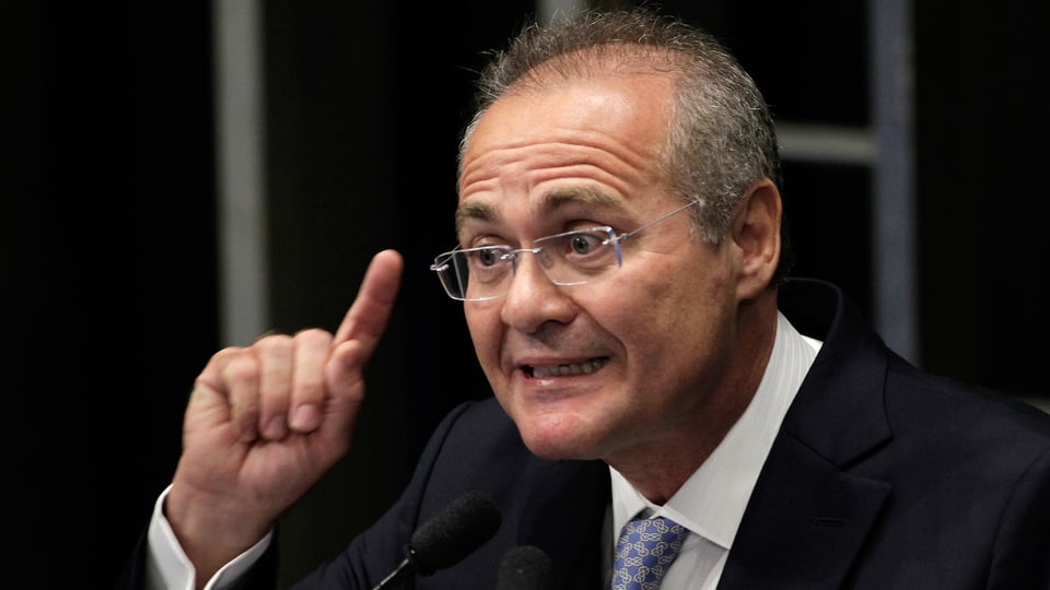 Der brasilianische Senatspräsident Renan Calheiros