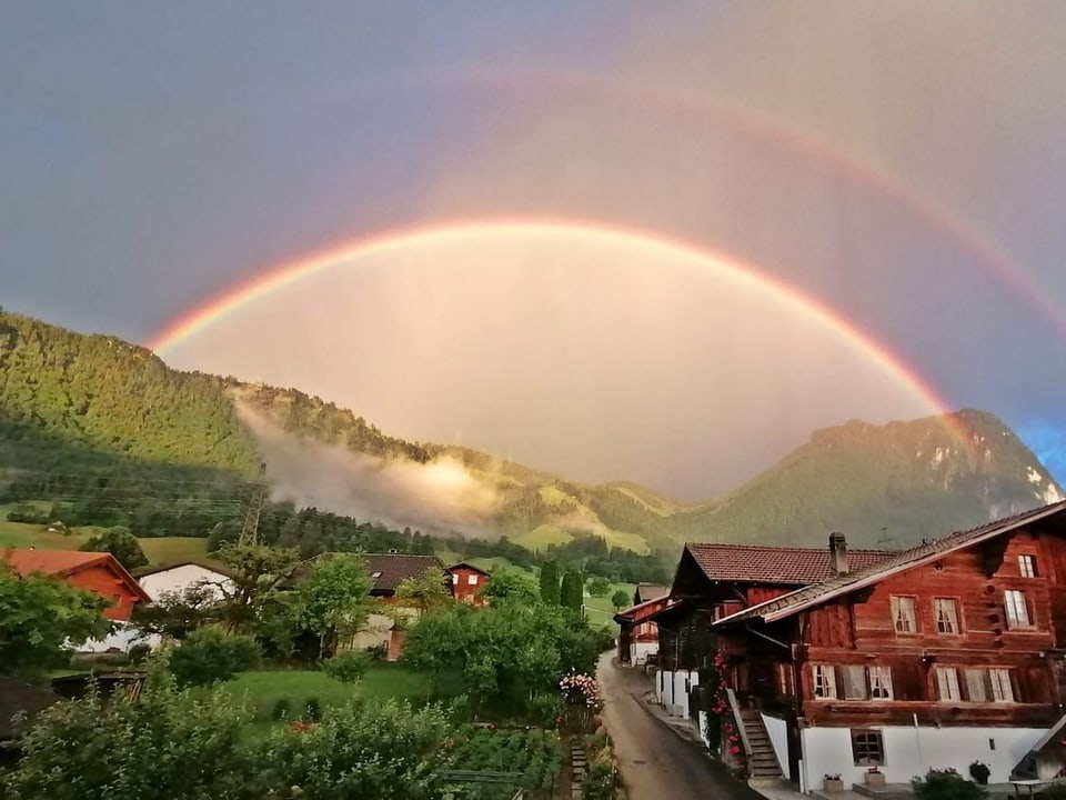 Doppelter Regenbogen