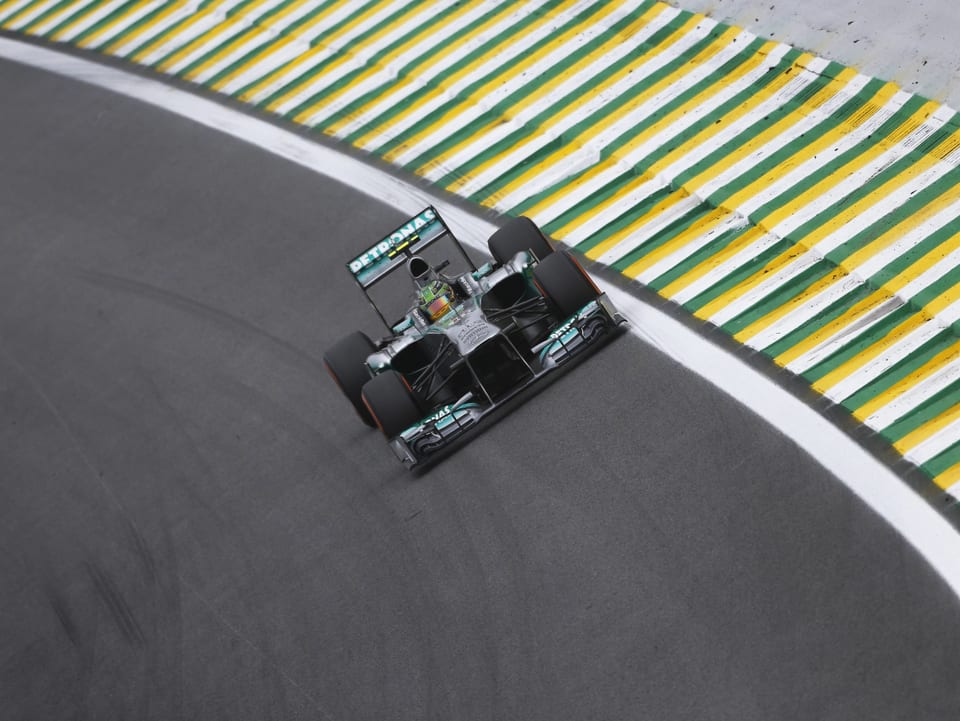 Hamilton im Mercedes