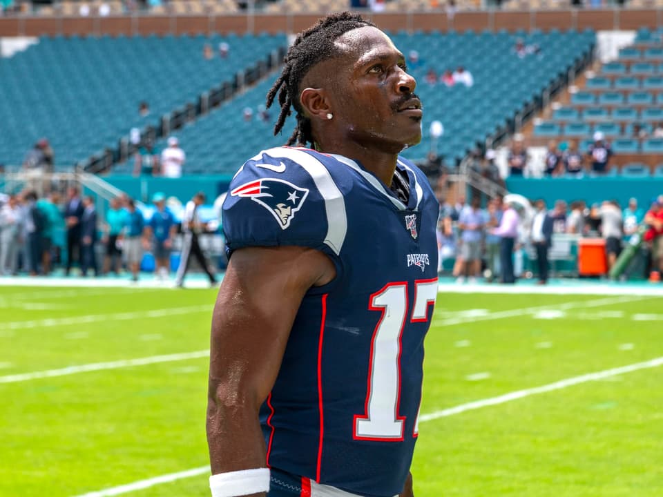 Blickt in eine ungewisse Zukunft Antonio Brown