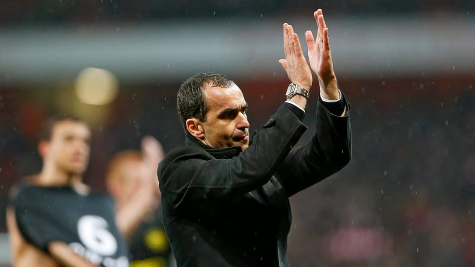 Trainer Roberto Martinez verlässt Wigan. 