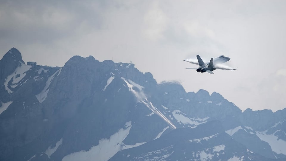 F/A-18 in der Luft.