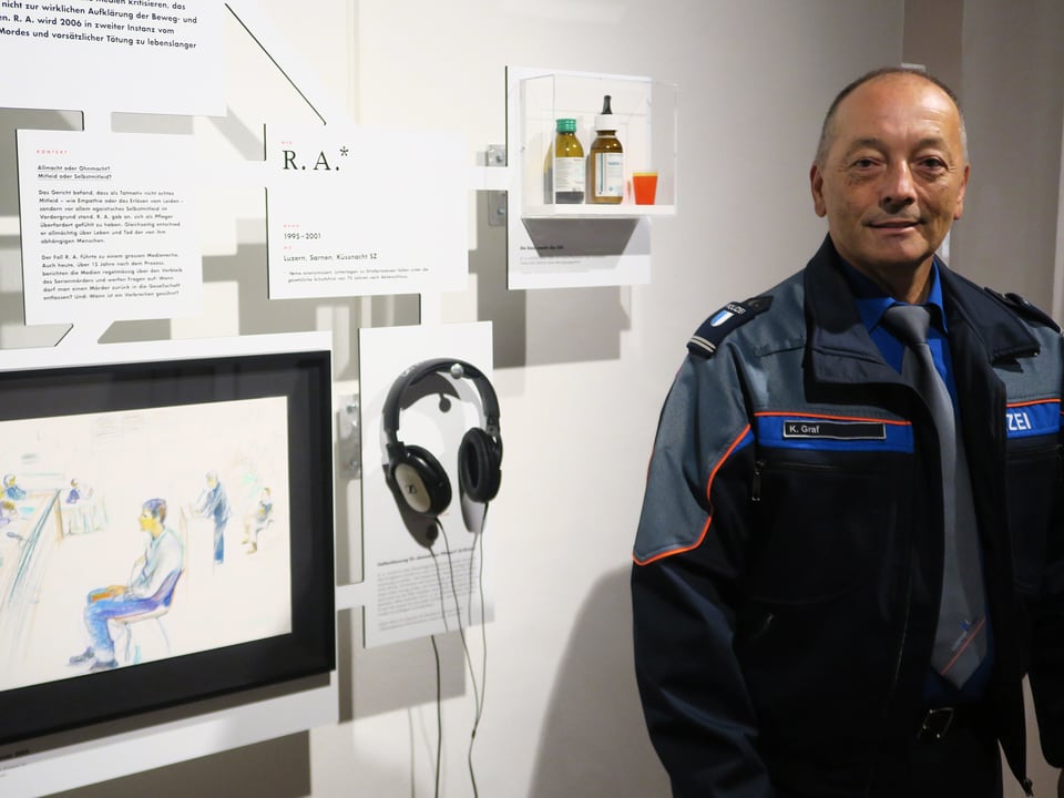 Porträt von Kurt Graf, Kommunikationschef der Luzerner Polizei.