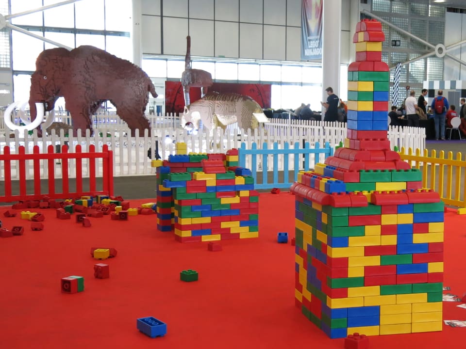 Türme, Mammut und Tiger aus Lego