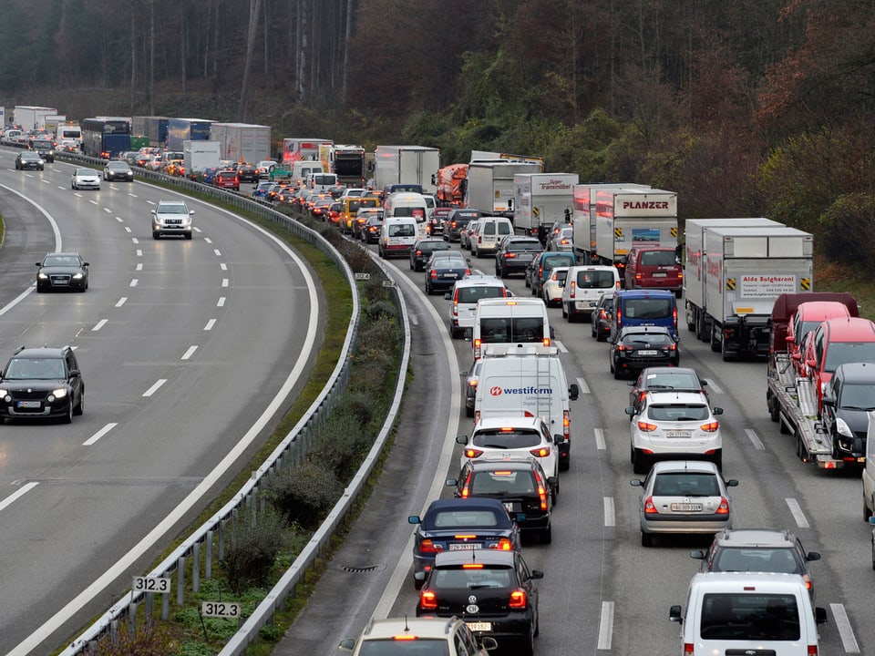 Autos im Stau