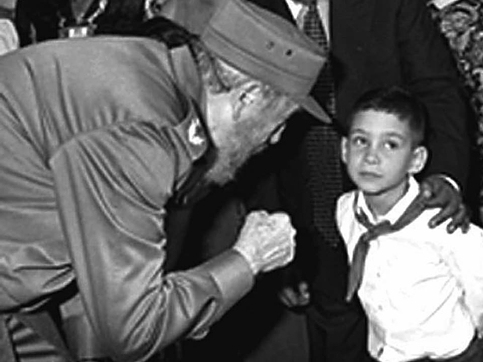 Castro mit Elian Gonzales.