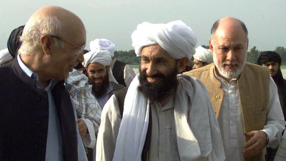 Zu sehen der neue Taliban-Premier Mullah Mohammed Hassan Achund
