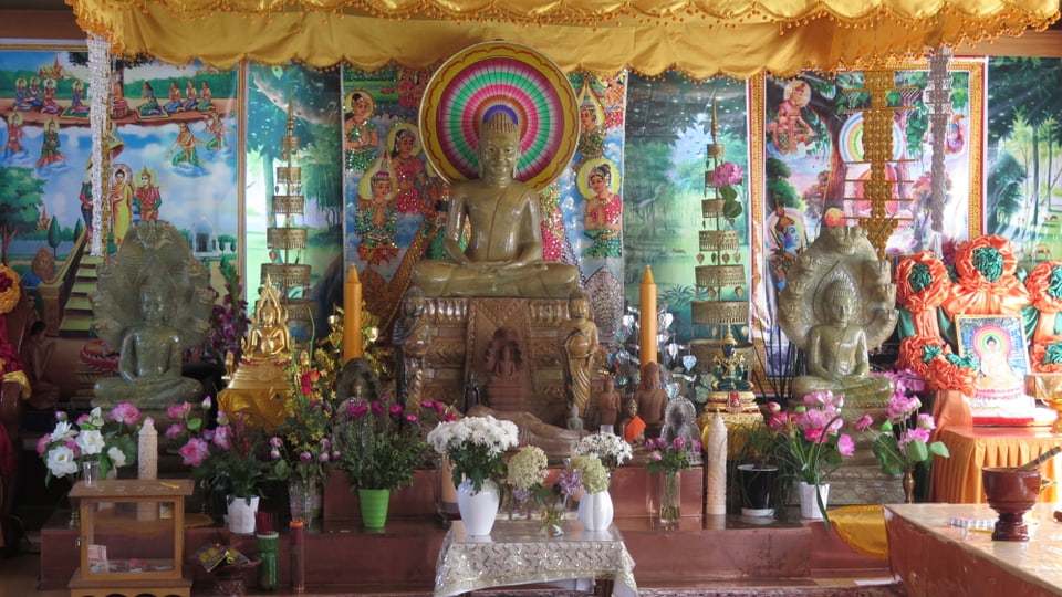 Ein Raum zum Festen und Beten für Kambotschaner