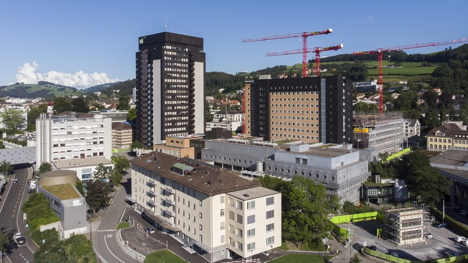 Gelände Kantonsspital St. Gallen
