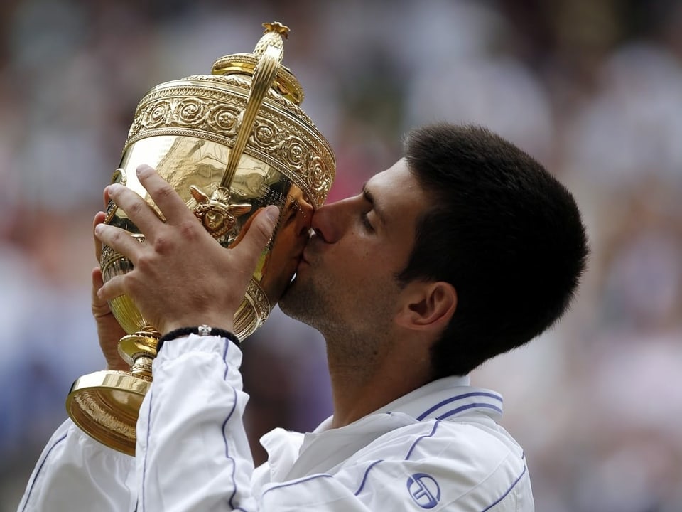 Djokovic in Wimbledon 2011.
