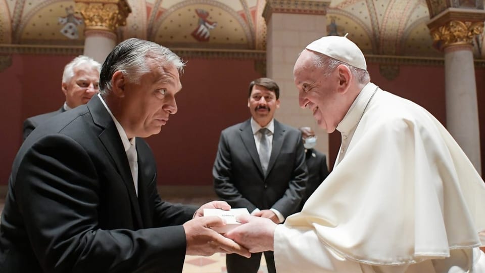 Orban und der Papst.