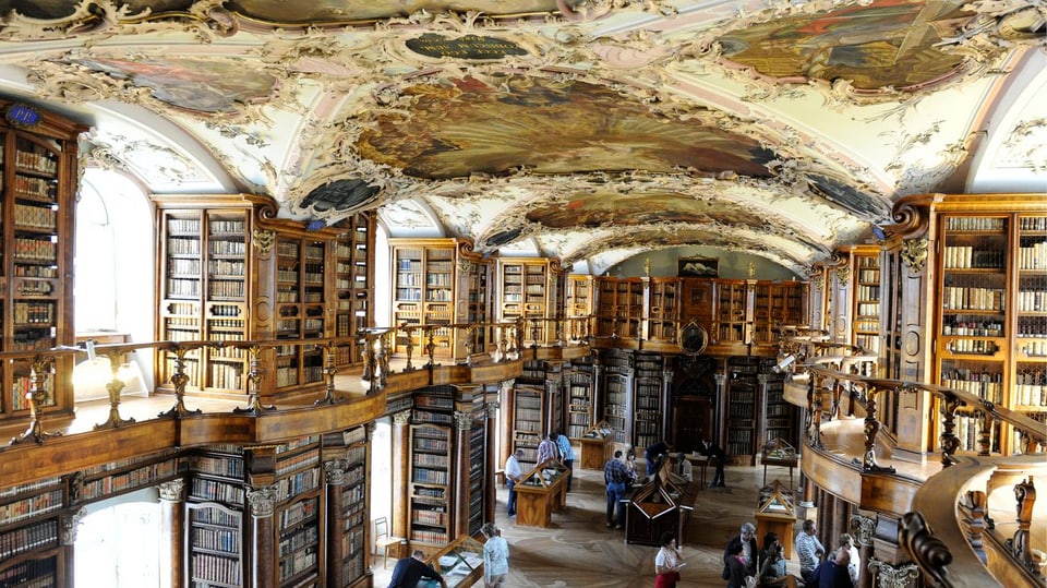 Barocksaal Stiftsbibliothek St. Gallen