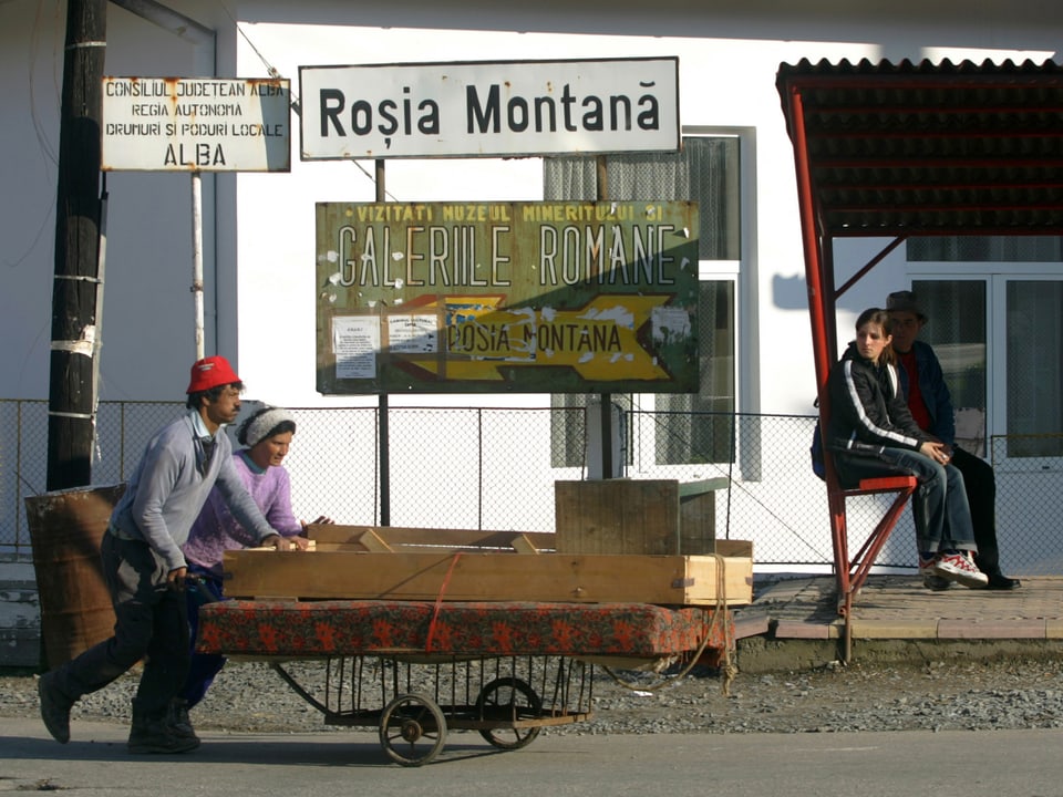 Dorfeingang von Rosia Montana