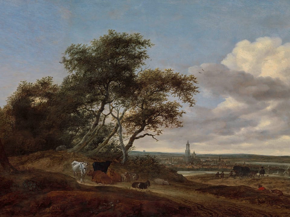 «Angesichts von Amersfoort» von Salomon van Ruysdael