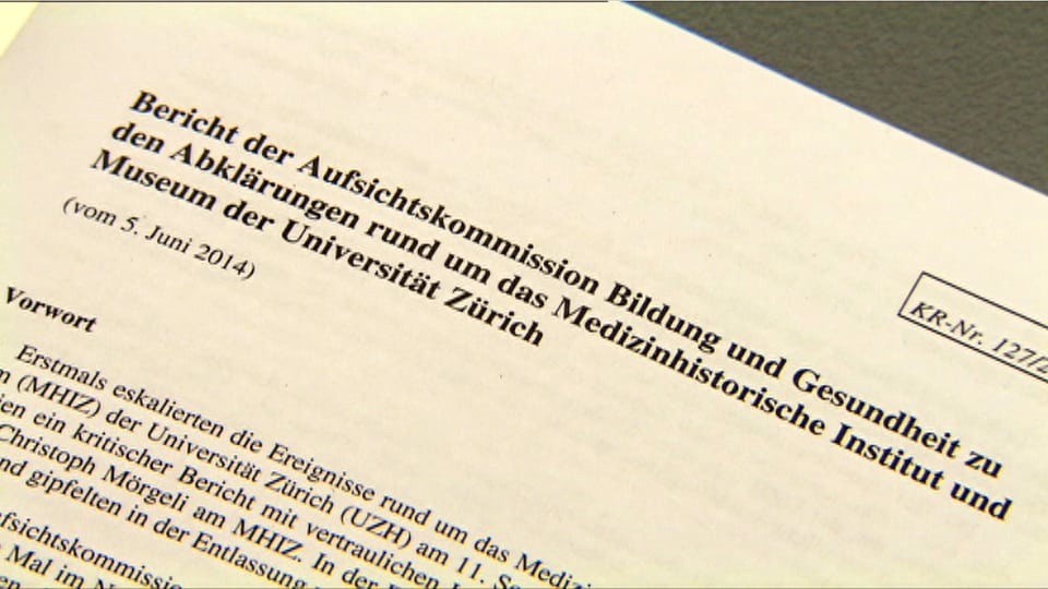 Deckblat des Untersuchungsberichts