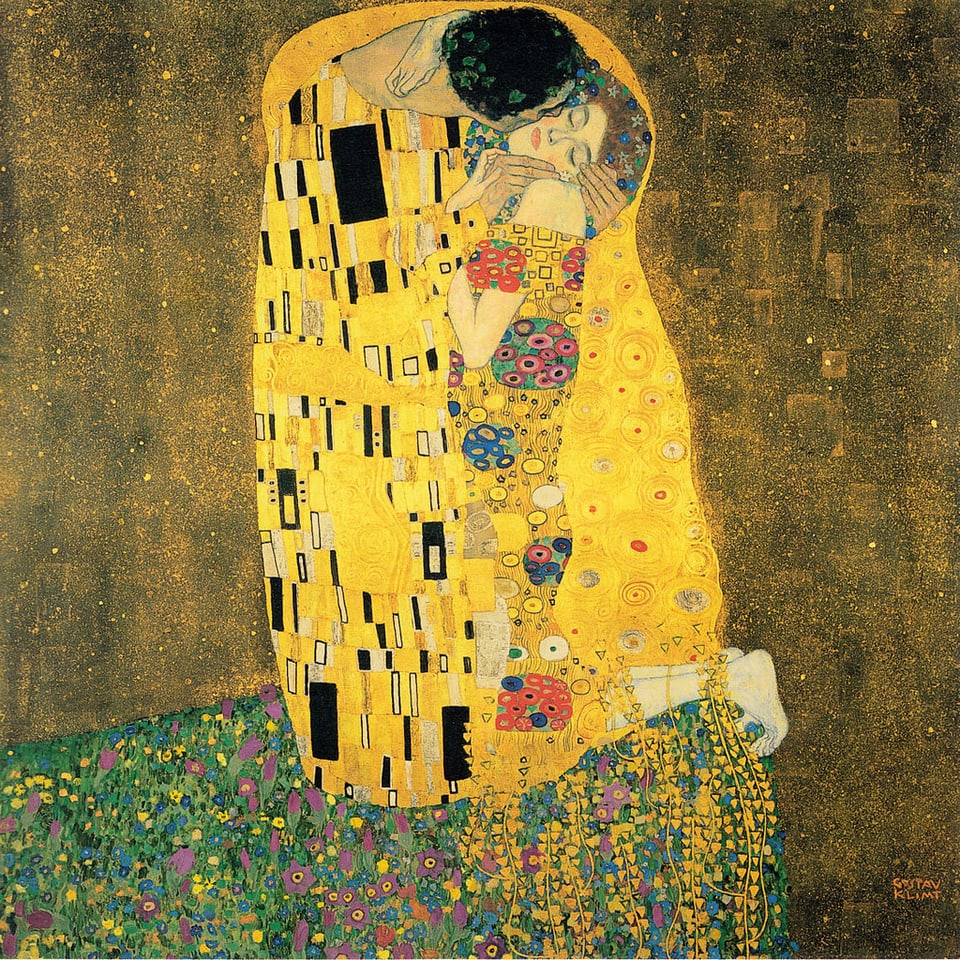 «Der Kuss» Gemälde Gustav Klimt