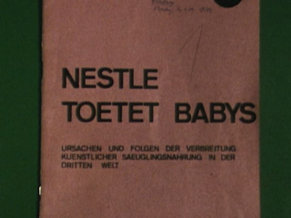 Bild der Studie "Nestlé tötet Babys"