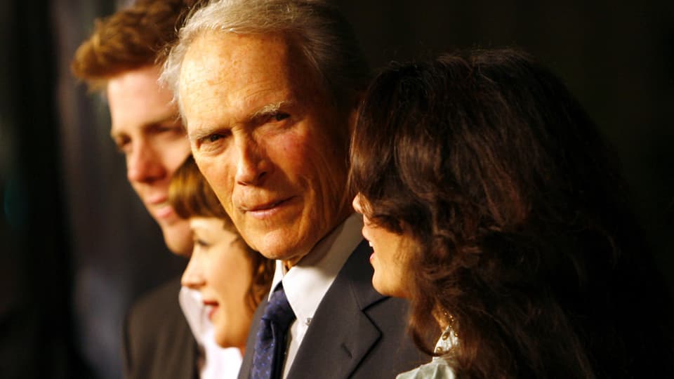 Clint Eastwood mit Kindern und Ex-Frau.