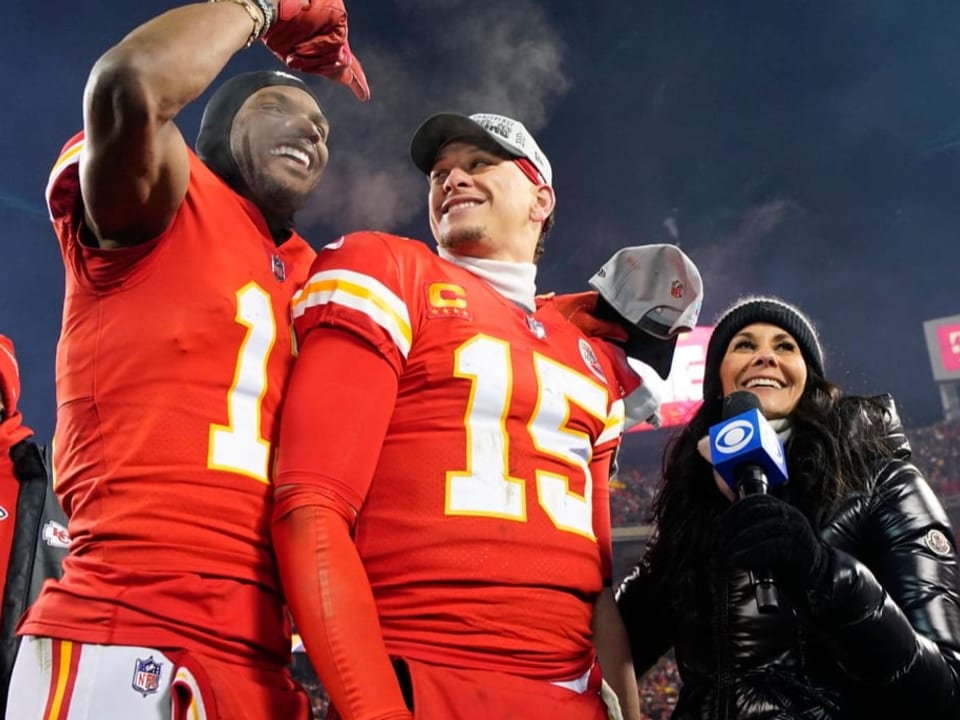 Gefeierter Mann Patrick Mahomes