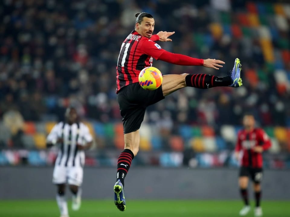 Retter in der Not Milans Zlatan Ibrahimovic.