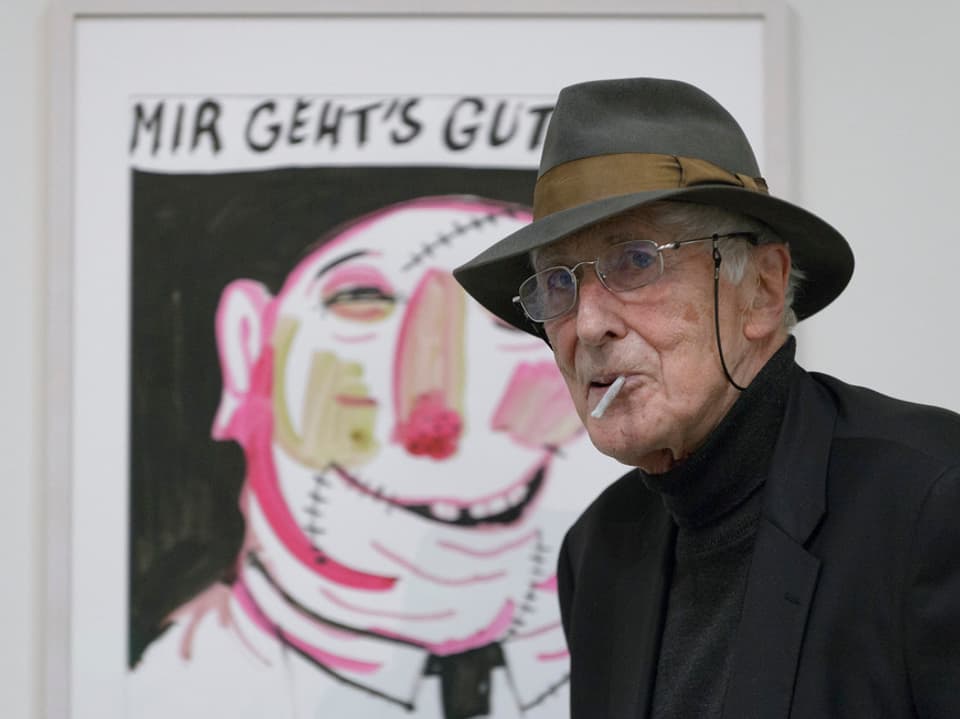 Tomi Ungerer: Der 84-jährige Künstler kam zur Vernissage nach Zürich.