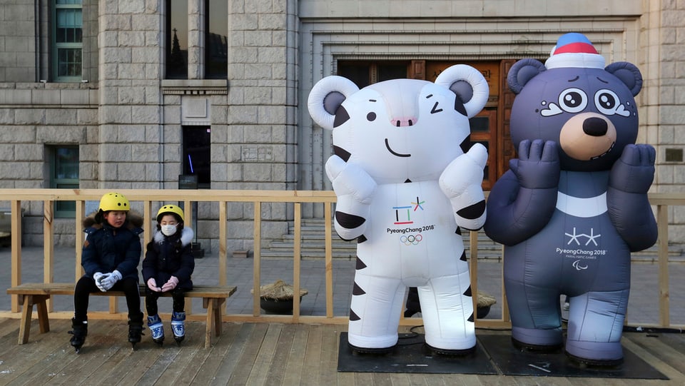 Die Stimmung in Südkorea kurz vor den Olympischen Winterspielen