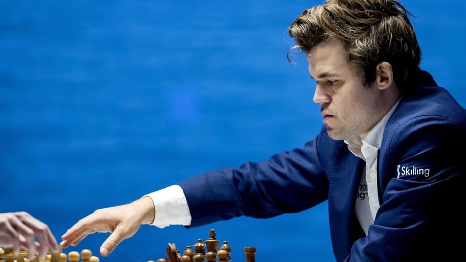 Magnus Carlsen bei einem Turnier in den Niederlanden