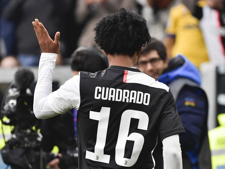Juan Cuadrado und sein Juventus haben am Mittwoch doch spielfrei.