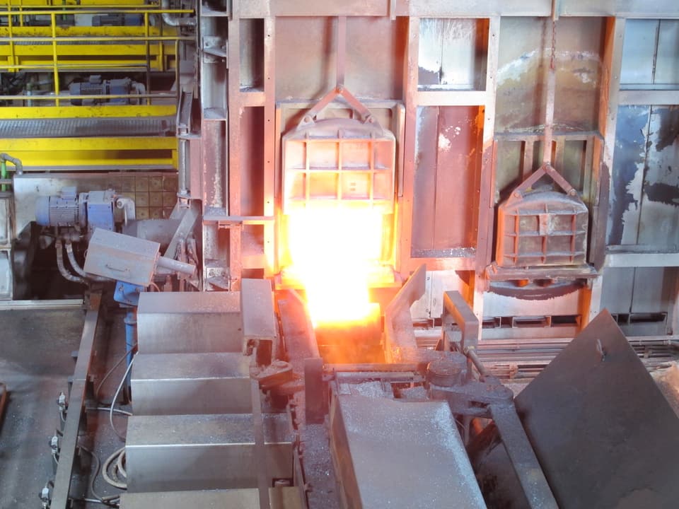 Produktion Stahlwerk