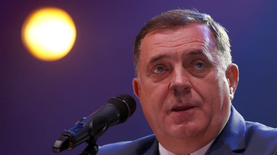 Dodik in einer Archivaufnahme von 2018